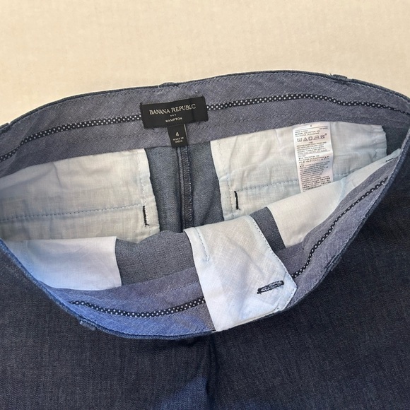Banana Republic Hampton light weight denim Bermuda shorts Sz-4. Q11 - Picture 7 of 11